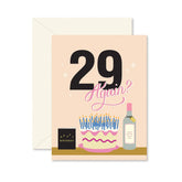 29 Again? Birthday Greeting Card